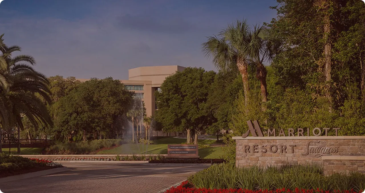 Sawgrass Marriott entrance.